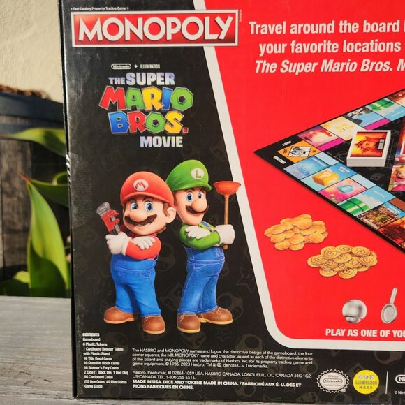 NEW Monopoly Super Mario Movie Edition Board Game Nintendo Bowser CHRISTMAS GIFT - Picture 6 of 13